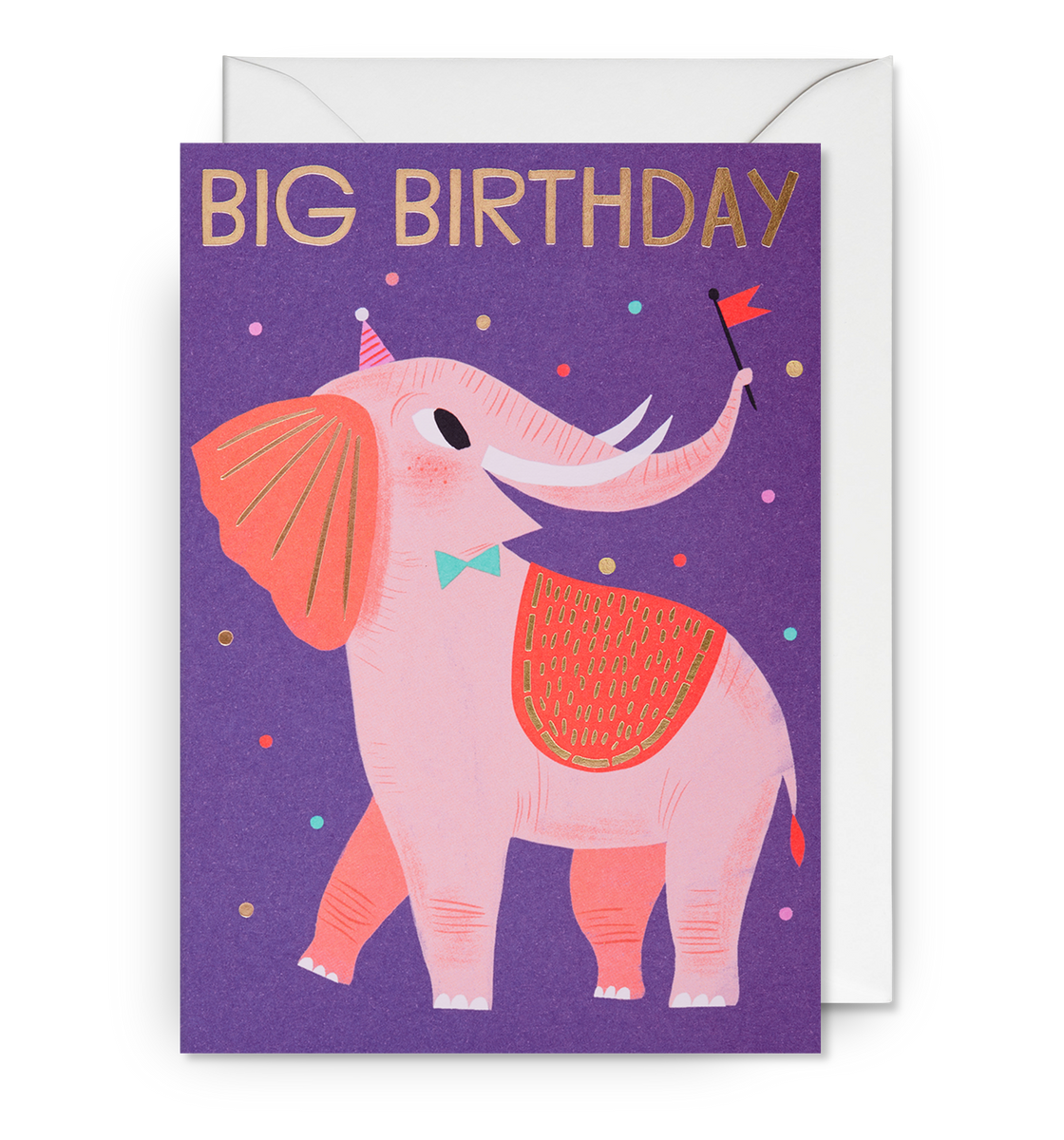 Big Birthday Party Elephant Greeting Card – Lagom Design