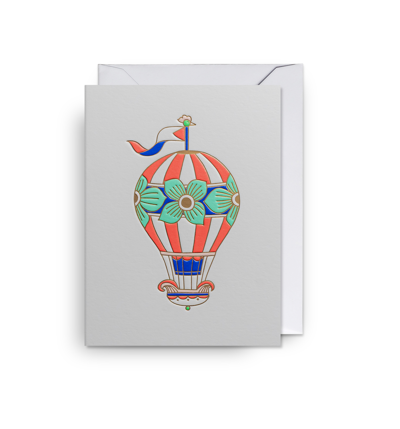 Hot Air Balloon Mini Card