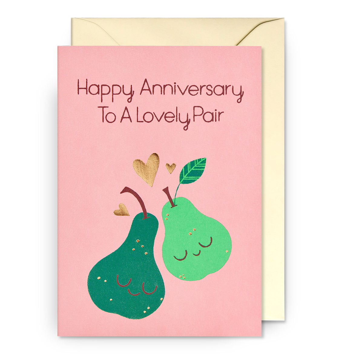 Happy Anniversary To a Lovely Pair Card – Lagom Design