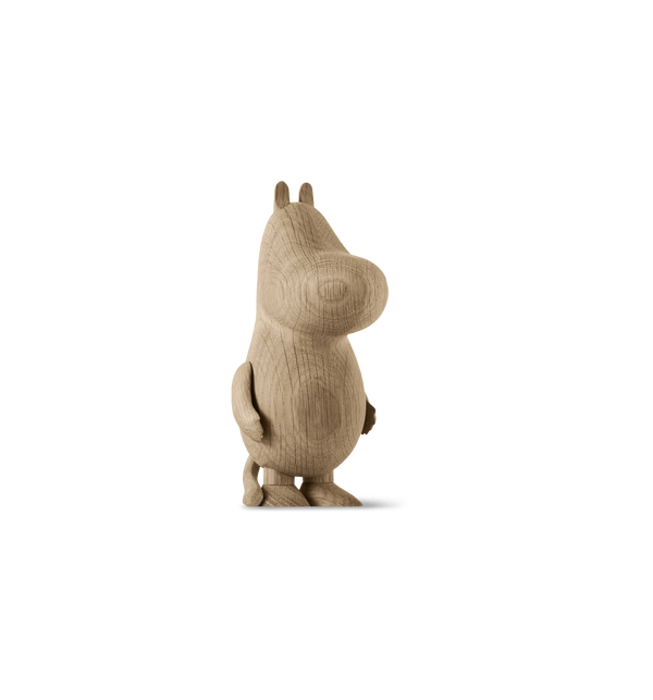 Small Moomin x Moomintroll Oak Wooden Figurine