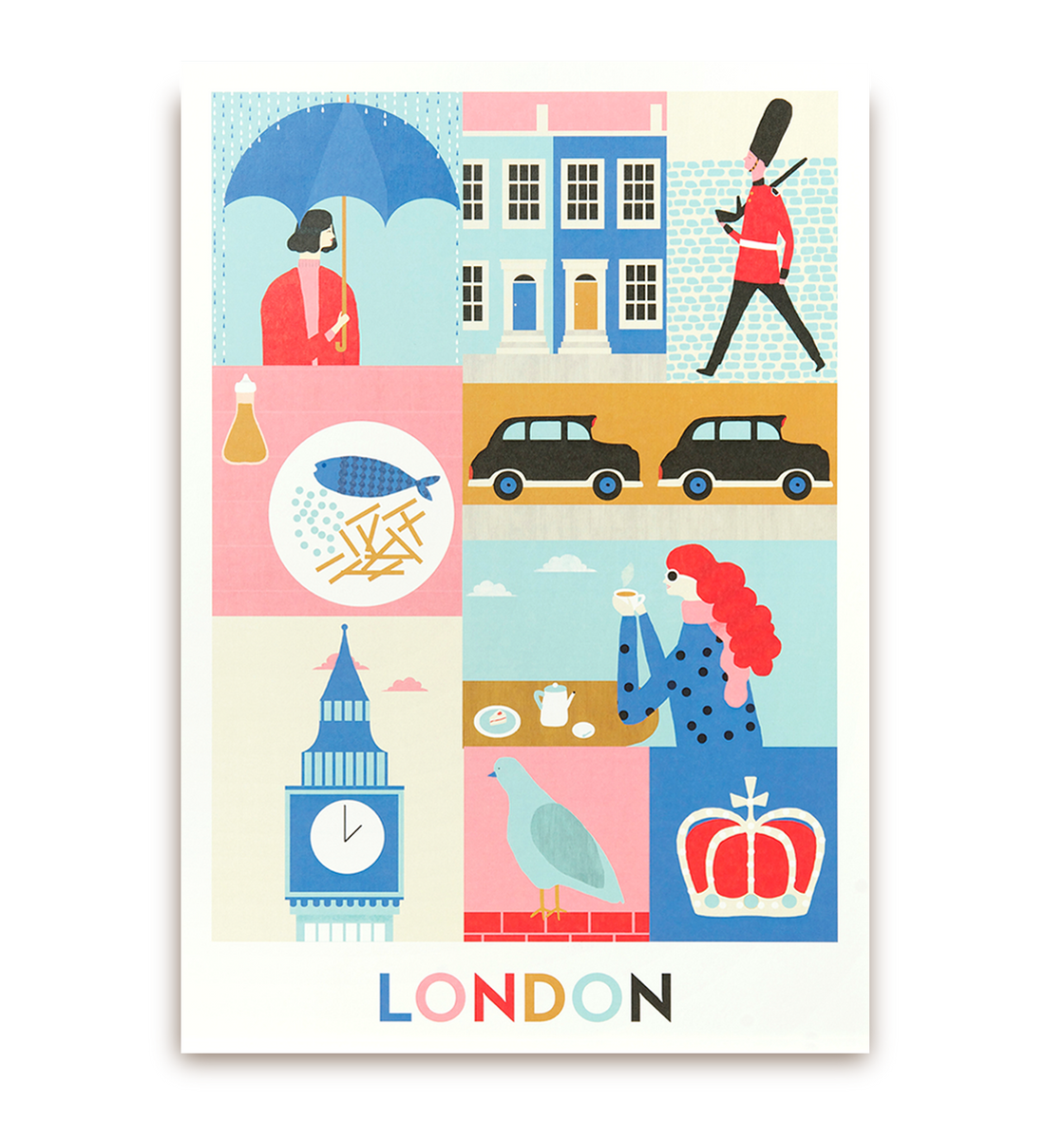 London Greeting Card – Lagom Design